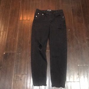 Girls boyfriend black jeans